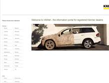 Tablet Screenshot of kaercher-infonet.com